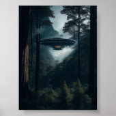 UFO Alien Space Digital Posters & Wall Art Poster (Vorne)