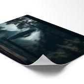 UFO Alien Space Digital Posters & Wall Art Poster (Ecke)