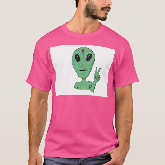 Ufo Alien T-Shirt (Vorderseite)