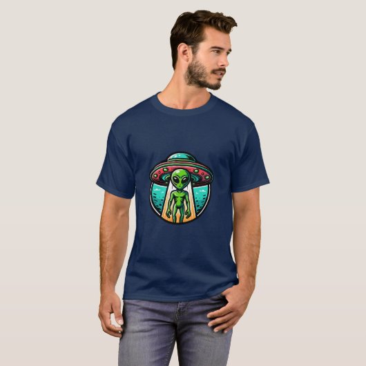 UFO-Alien T-Shirt (Vorne ganz)