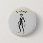 UFO Alien Thunder_Cove Button (Vorderseite)