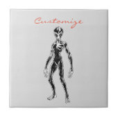 UFO Alien Thunder_Cove Fliese (Vorderseite)