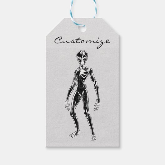 UFO Alien Thunder_Cove Geschenkanhänger (Vorderseite)
