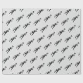 UFO Alien Thunder_Cove Geschenkpapier (Flach)