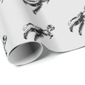 UFO Alien Thunder_Cove Geschenkpapier (Rolleneckpunkt)