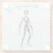 UFO Alien Thunder_Cove Glasuntersetzer (Rückseite)