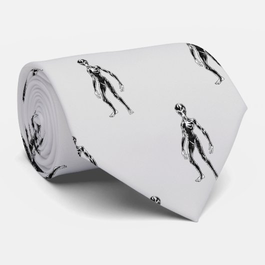 UFO Alien Thunder_Cove Krawatte (Gerollt)