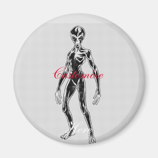 UFO Alien Thunder_Cove Magnet (Vorne)