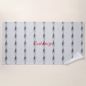 UFO Alien Thunder_Cove Strandtuch (Vorderseite)