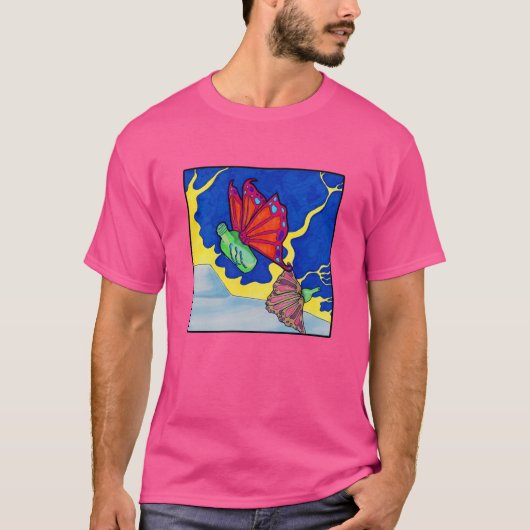 UFO and Bottleflies are moving between dimensions T-Shirt (Vorderseite)