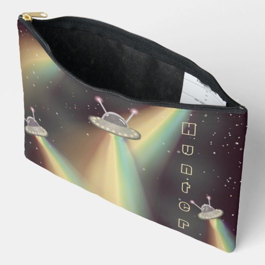 UFO-Angriff auf die Alien auf der Erde Bleistift-F Zubehörtasche (Offen)