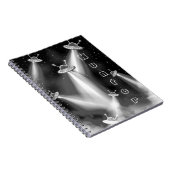 UFO-Angriff auf Merkur - Sci-Fi Notizblock (Rechte Seite)