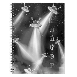 UFO-Angriff auf Merkur - Sci-Fi Notizblock