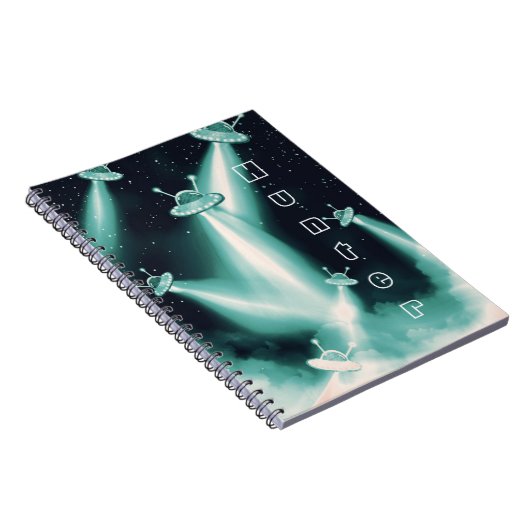UFO-Angriff auf Neptun - SciFi Space-Journal Notizblock (Rechte Seite)
