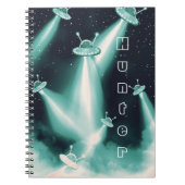 UFO-Angriff auf Neptun - SciFi Space-Journal Notizblock (Vorderseite)