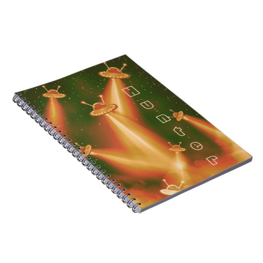 UFO-Angriff auf Uranus - Funny Sci-Fi Notizblock (Rechte Seite)