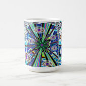 UFO Ankunft auf Erden Kaffeetasse (Mittel)