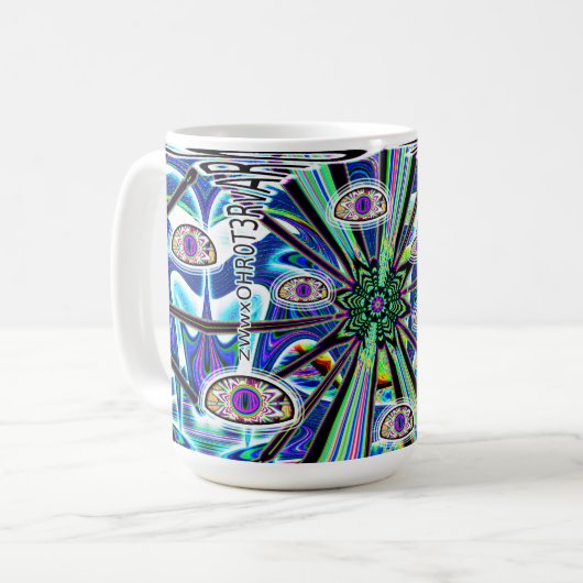 UFO Ankunft auf Erden Kaffeetasse (Vorderseite Links)