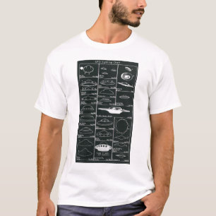 UFO-Anvisieren-Diagramm-Shirt T-Shirt