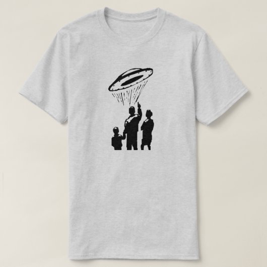 UFO-Anvisieren T-Shirt (Design vorne)