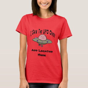 UFO anzeigen, Position anpassen T-Shirt