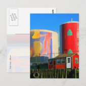 UFO Art Postkarte (Vorne/Hinten)