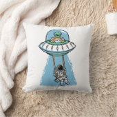 UFO Astronaut Exchange Kissen (Decke)