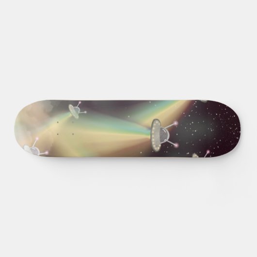 UFO Attack Earth Skateboard (Horizontal)