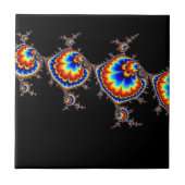 Ufo Attack - Fraktal Art Fliese (Vorderseite)