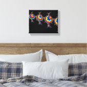 Ufo Attack - Fraktal Art Leinwanddruck (Insitu (Schlafzimmer))