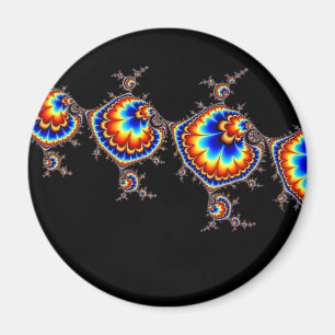 Ufo Attack - Fraktal Art Magnet