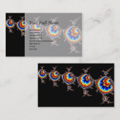 Ufo Attack - Fraktal Art Visitenkarte (Vorne/Hinten)