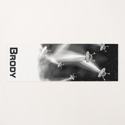 UFO Attack Mercury-Kinder Yogamatte (Vorderseite (Horizontal))