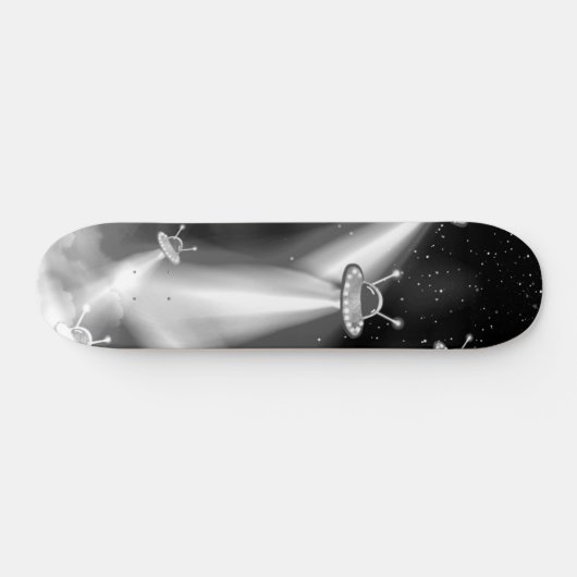 UFO Attack Mercury-Skateboard Skateboard (Horizontal)
