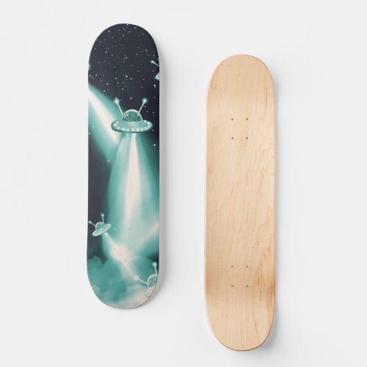UFO Attack Neptune Skateboard (Vorderseite)