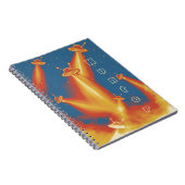 UFO Attack Saturn-Notebook Notizblock (Rechte Seite)