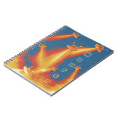 UFO Attack Saturn-Notebook Notizblock (Linke Seite)