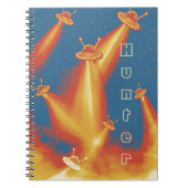 UFO Attack Saturn-Notebook Notizblock (Vorderseite)