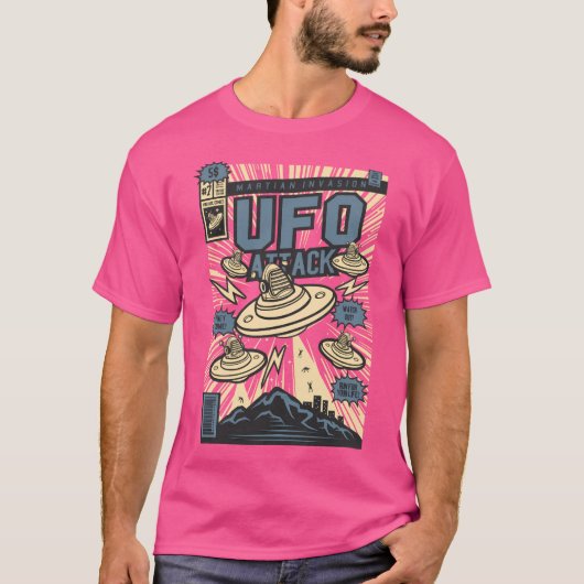 Ufo Attack T-Shirt (Vorderseite)