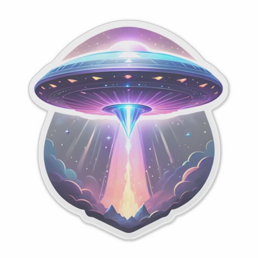 UFO AUFKLEBER (Vorderseite)