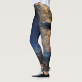 UFO- Ausländische Welt- SciFi Landschaft Leggings (Links)