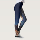 UFO- Ausländische Welt- SciFi Landschaft Leggings (Rechts)