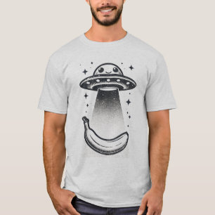 UFO-Banane - Außerirdischer Snack-Entführung T-Shirt