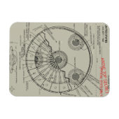 UFO Bauplan Magnet (Horizontal)