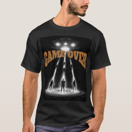 UFO-Begegnung über einem fernen Planeten: Kosmisch T-Shirt