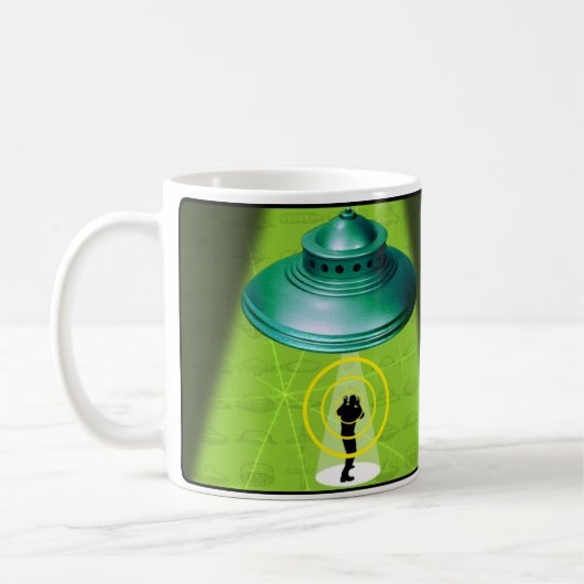 UFO-Begegnungen Kaffeetasse (Links)