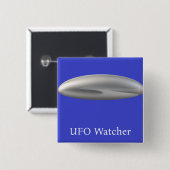 UFO-Beobachter Button (Vorne & Hinten)
