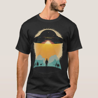 Ufo-Bergentführung T-Shirt