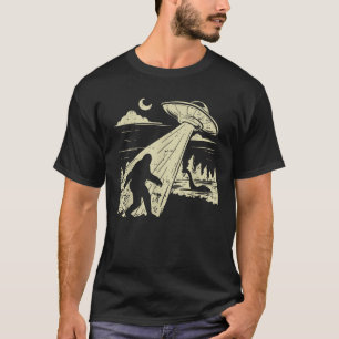 UFO Bigfoot Sasquatch Lochness Monster Funny Belie T-Shirt