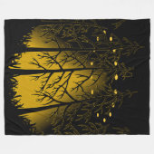 UFO Blanket Coolen UFO w. Owl Art Fleece Blanken (Vorderseite (Horizontal))